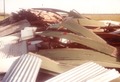 February 1978 John Murphy's Emeraude flattened by hangar collapse